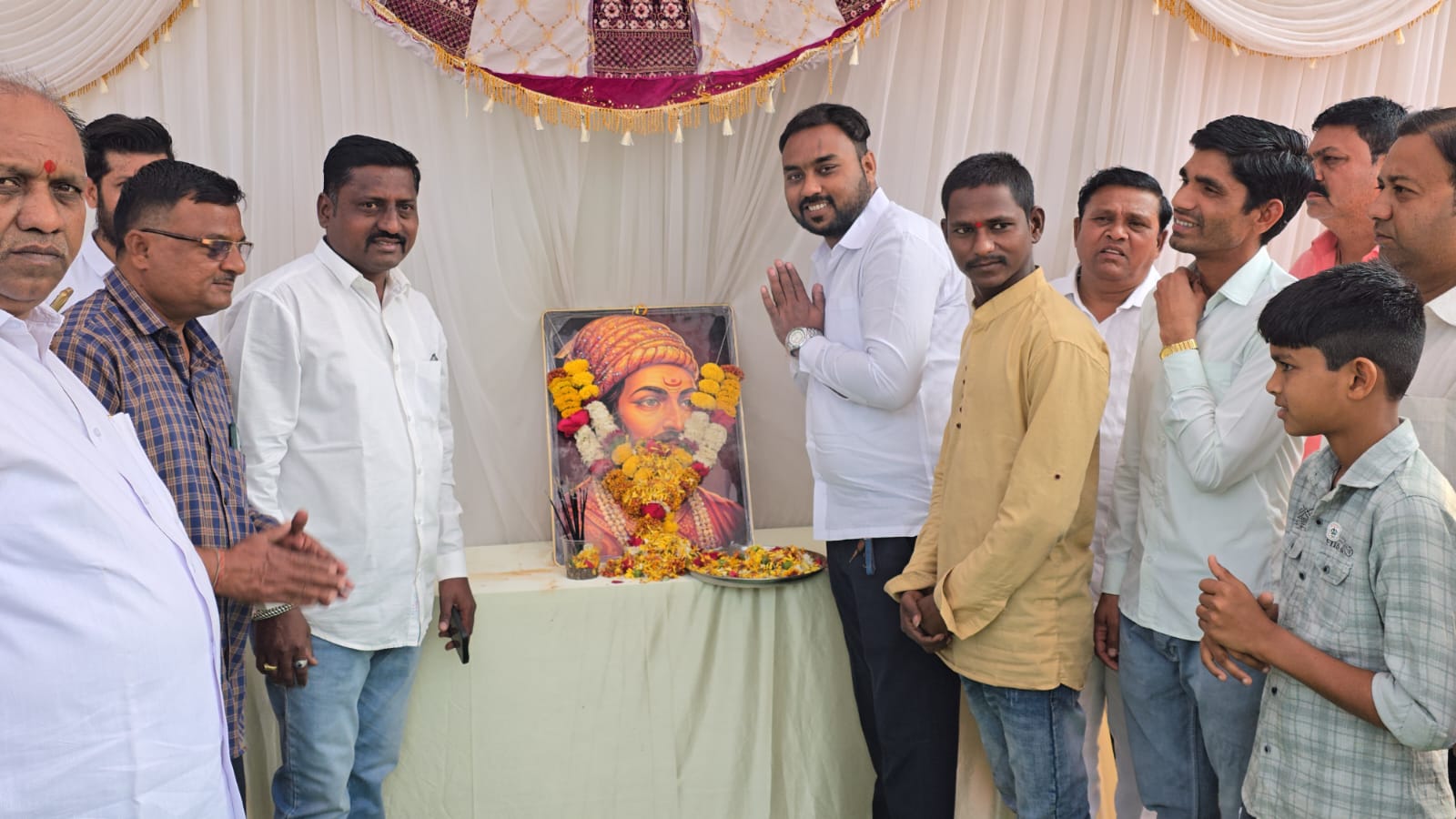 शहाद्यात छत्रपती शिवाजी महाराज जयंतीचा जल्लोष; राष्ट्रवादी काँग्रेसकडून शिवरायांना अभिवादन