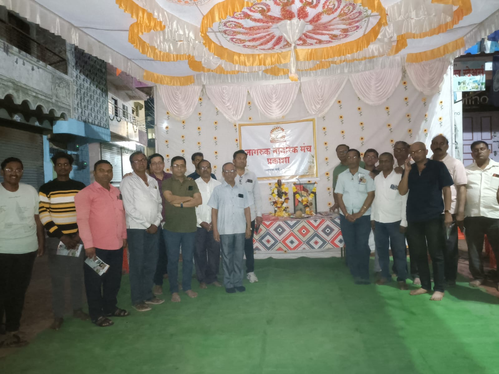 प्रकाशा येथे जागरूक नागरिक मंच यांच्या कडून छत्रपती शिवाजी महाराज जयंती निमित्त कार्यक्रम आयोजित.